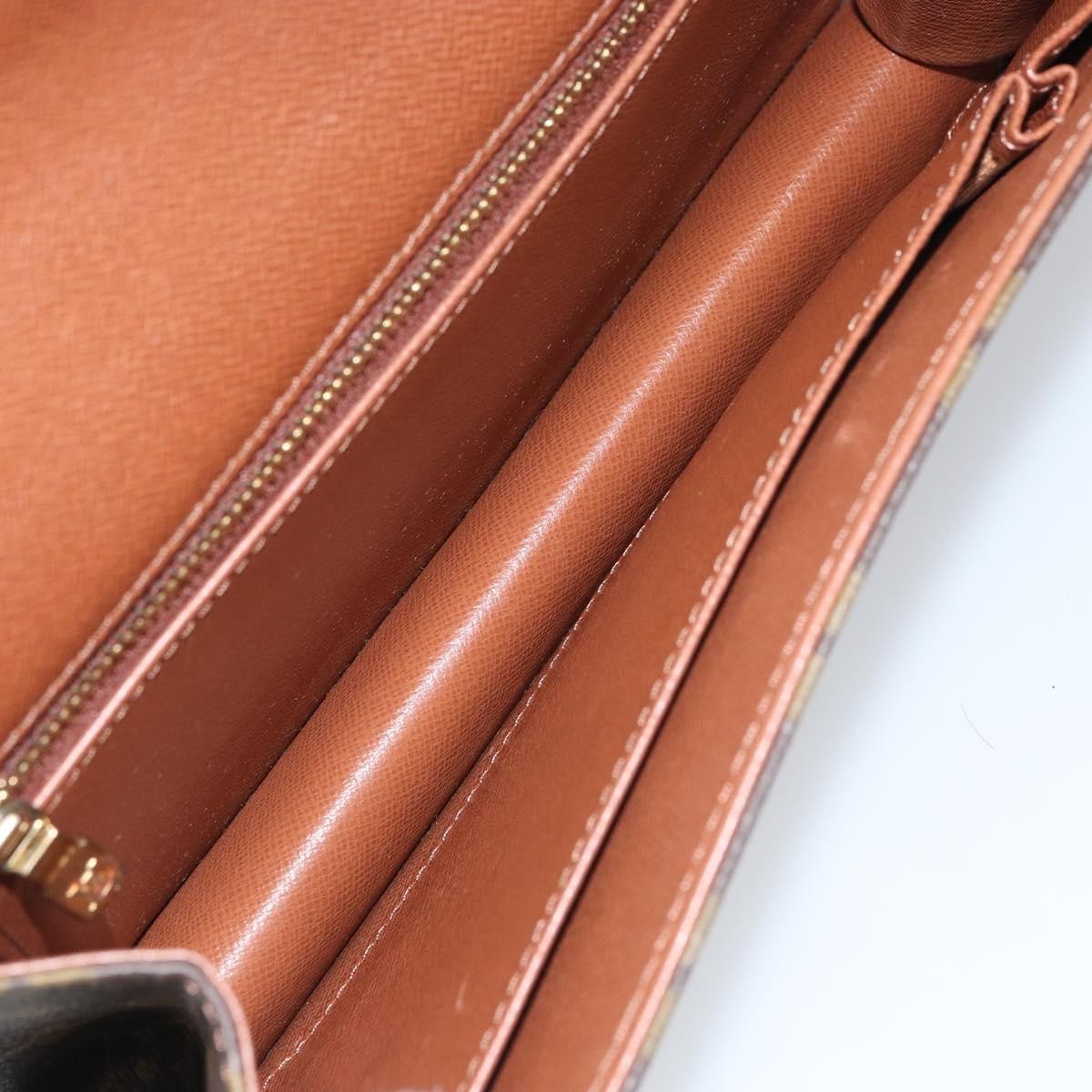 Louis Vuitton Dame Pochette Monogram Canvas Brown Canvas Clutche & Pouche Bag (Pre-Owned)