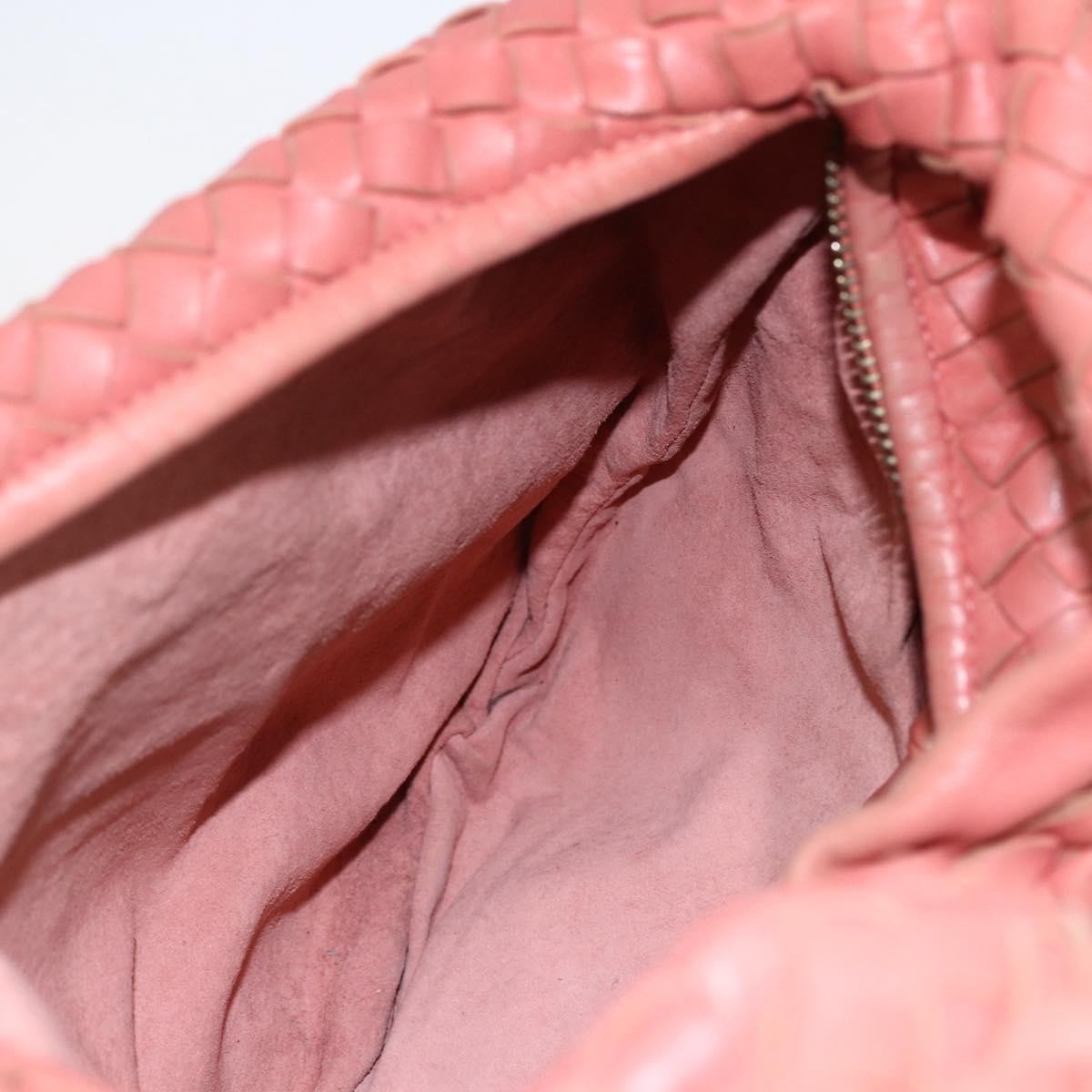 Bottega Veneta Veneta Hobo Intrecciato Nappa Pink Leather Shoulder Bag Bag (Pre-Owned)