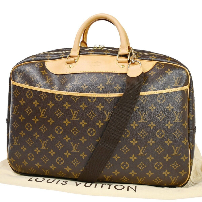 Louis Vuitton Alizé Brown Canvas Travel Bag (Pre-Owned)