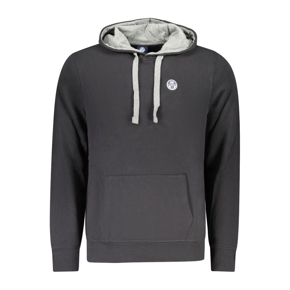 North Sails Black Cotton Men Men's Sweatshirt