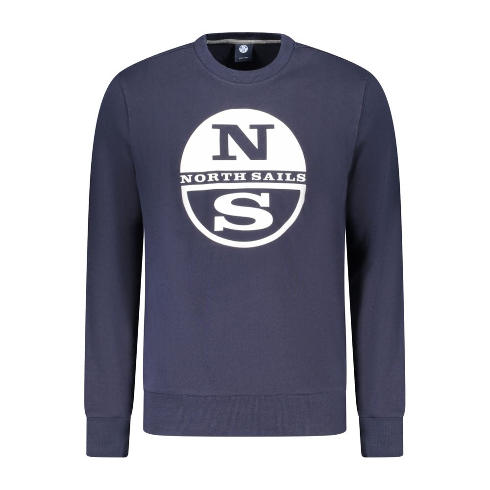 North Sails Blue Cotton Men's Men's Sweatshirt