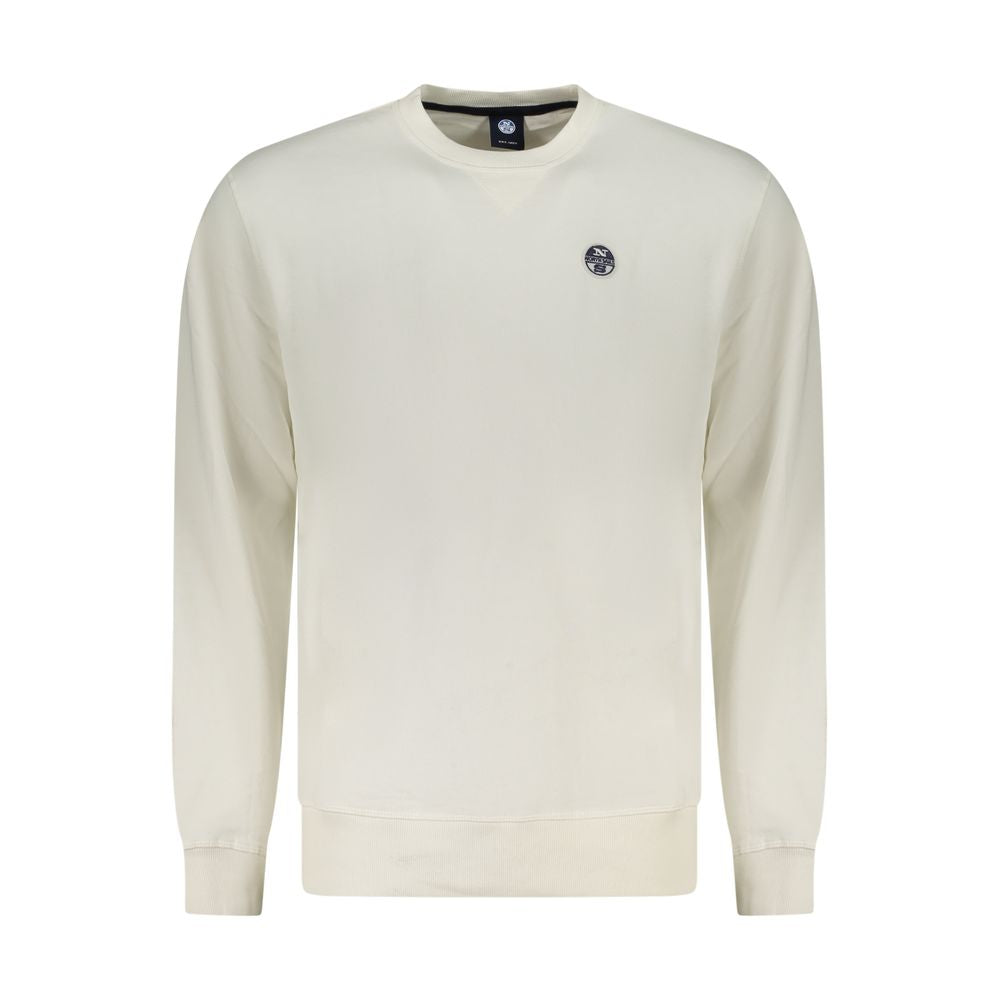 North Sails Bianco Cotton Men Men's Sweatshirt