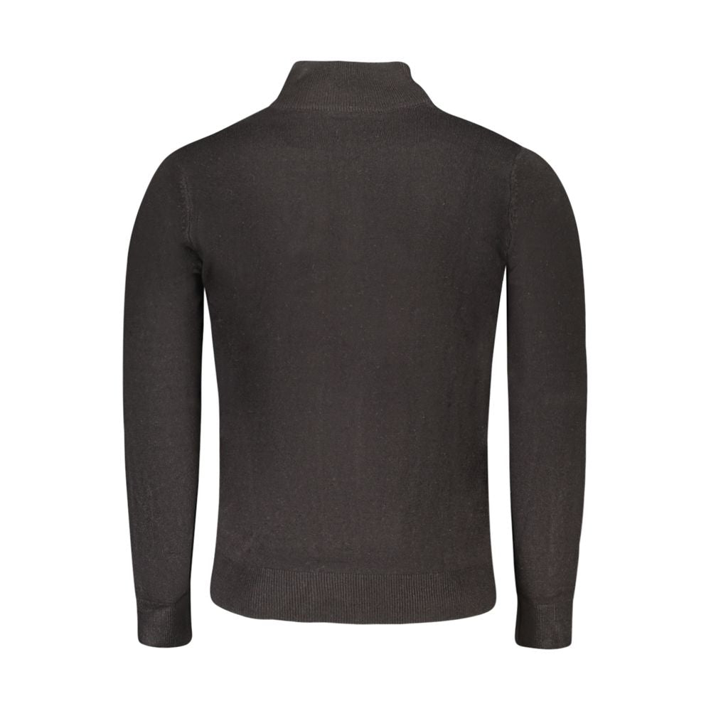 North Sails Black Acrylic Men Men's Sweater