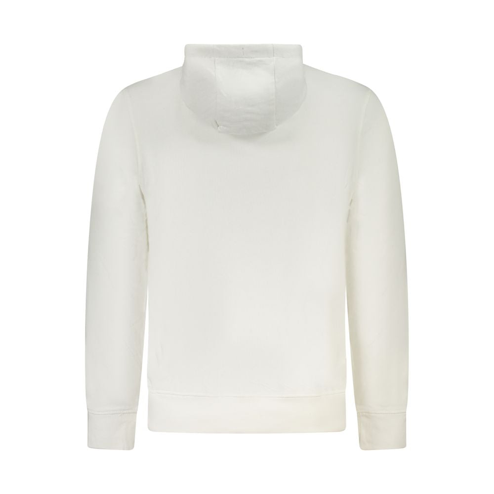 North Sails White Cotton Men's Hooded Men's Sweatshirt