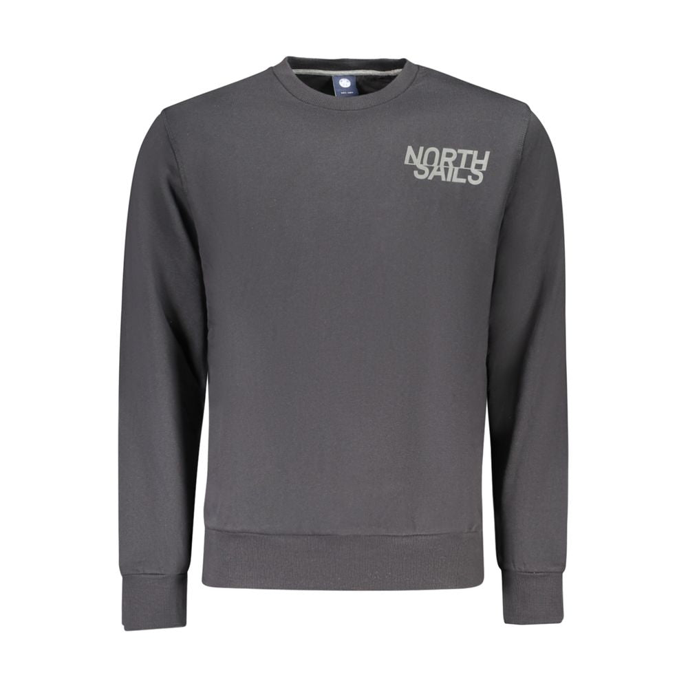 North Sails Black Cotton Men's Men's Sweatshirt