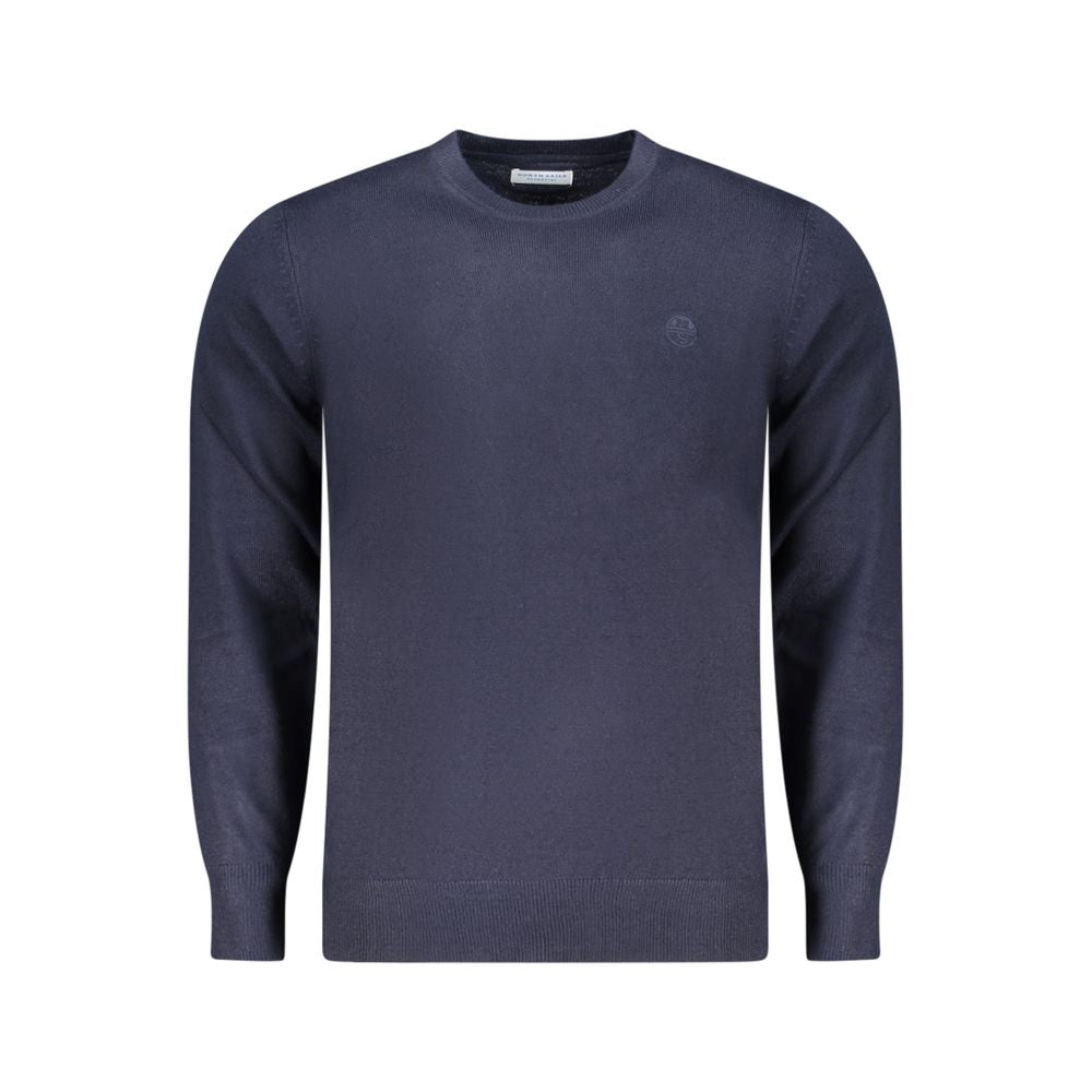 North Sails Blue Acrylic Men Men's Sweater