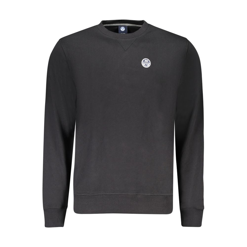 North Sails Black Cotton Mens Men's Sweatshirt
