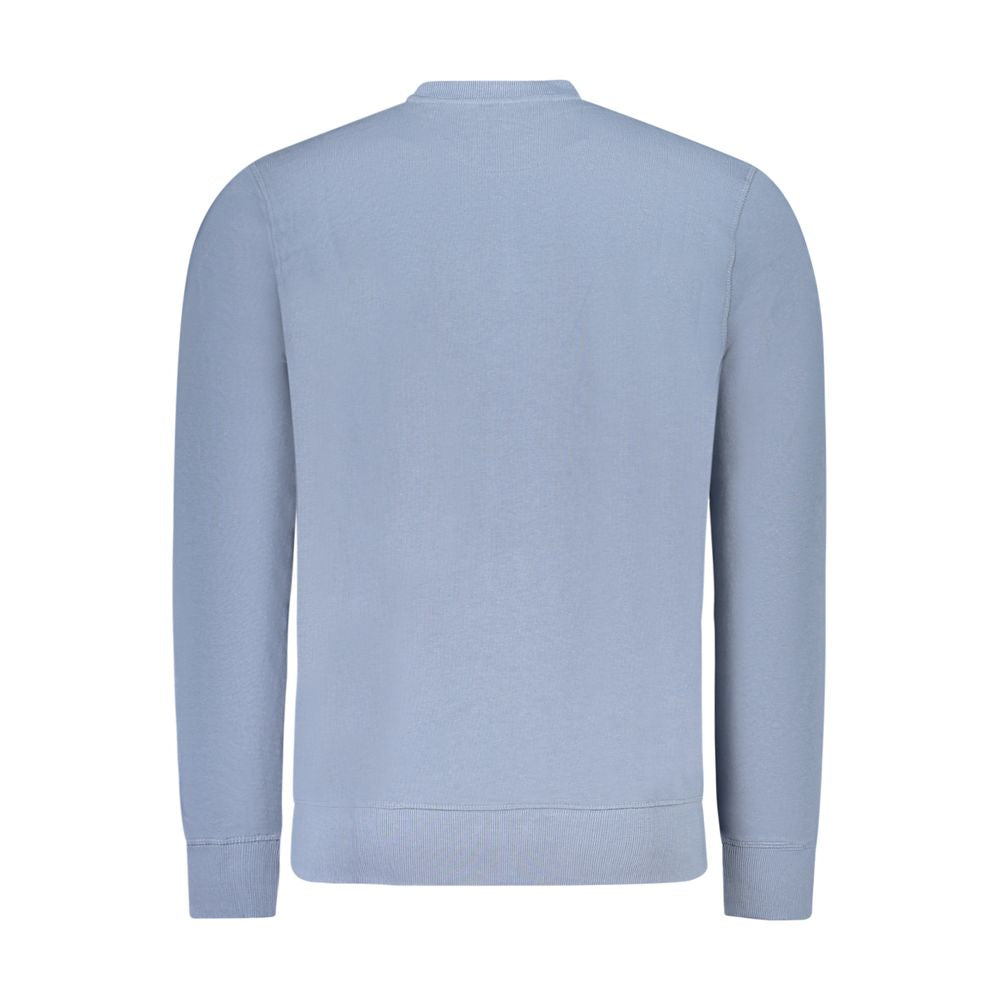 North Sails Blue Cotton Men Men's Sweatshirt