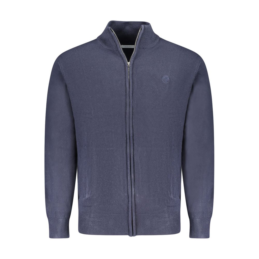 North Sails Blue Acrylic Men Men's Cardigan