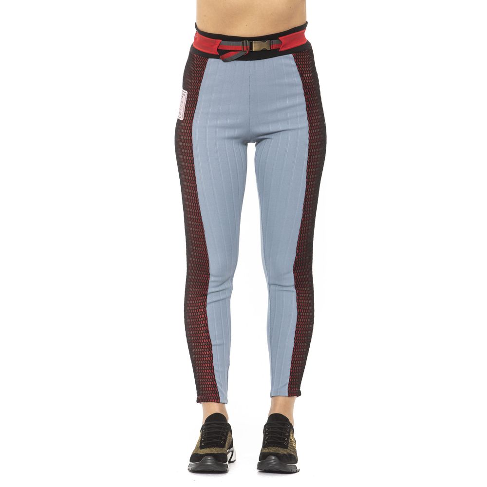 Mr&Mrs Italy Light Blue Cotton Women Women's Leggings