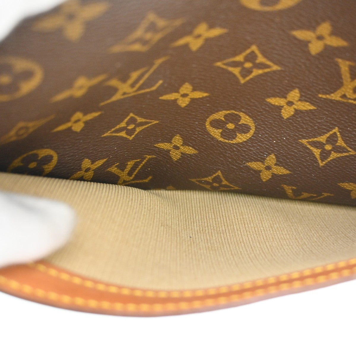 Louis Vuitton Reporter Monogram Brown Canvas Shoulder Bag Bag (Pre-Owned)