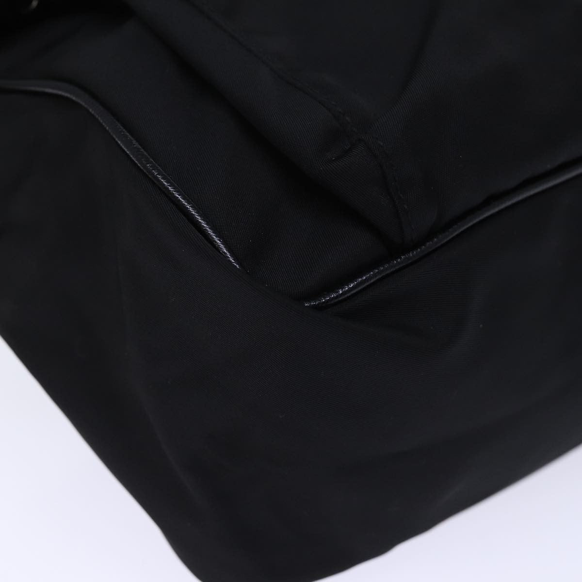 Prada Buckle Messenger Tessuto Black Nylon Shoulder Bag Bag (Pre-Owned)
