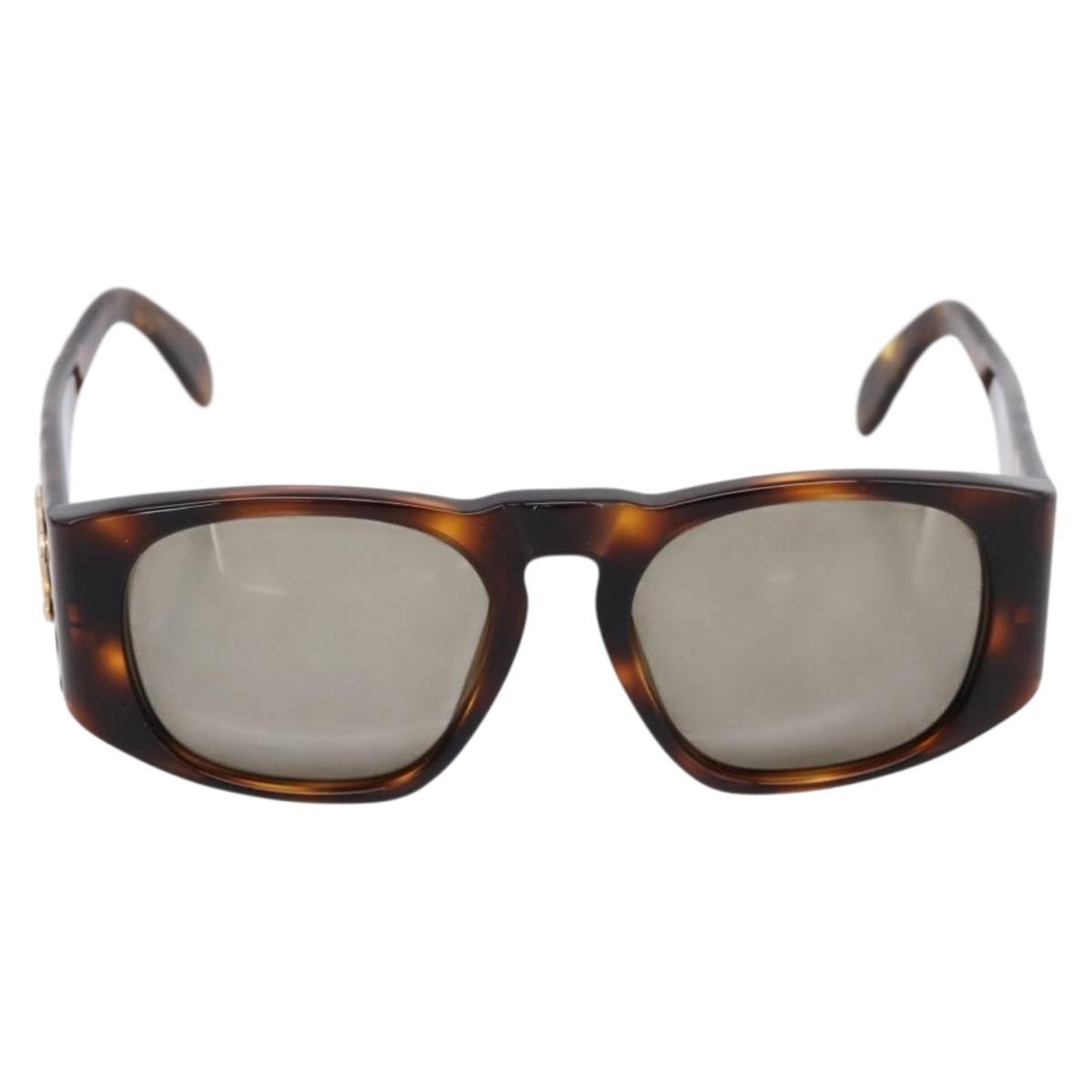 Chanel Logo Cc Plastic Brown Plastic Sunglasse Accessory (Pre-Owned)