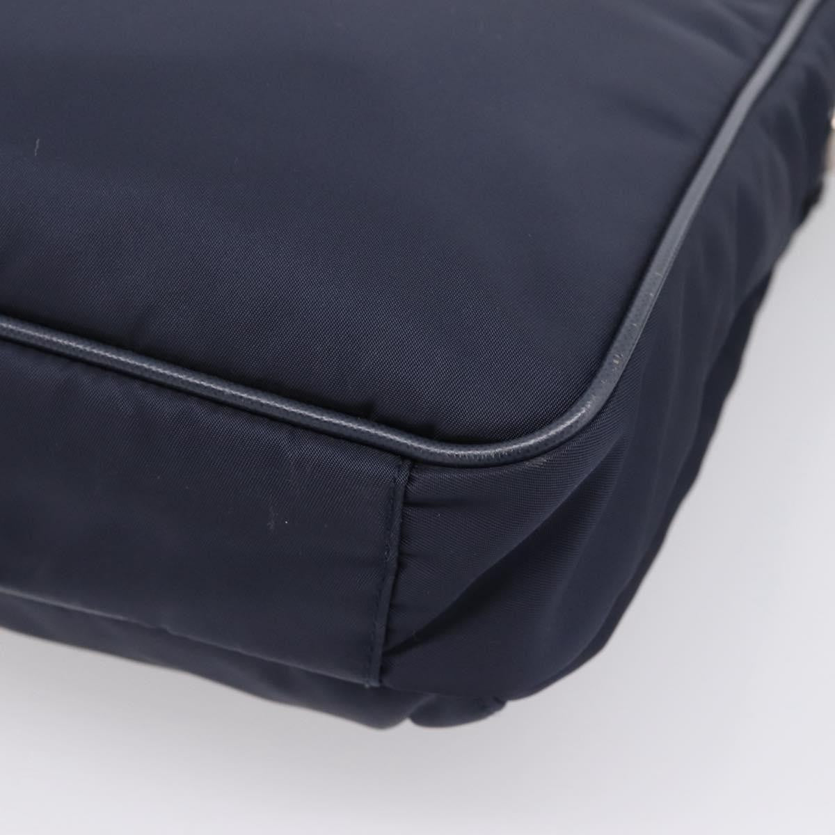 Prada Shoulder Tessuto Navy Nylon Shoulder Bag Bag (Pre-Owned)