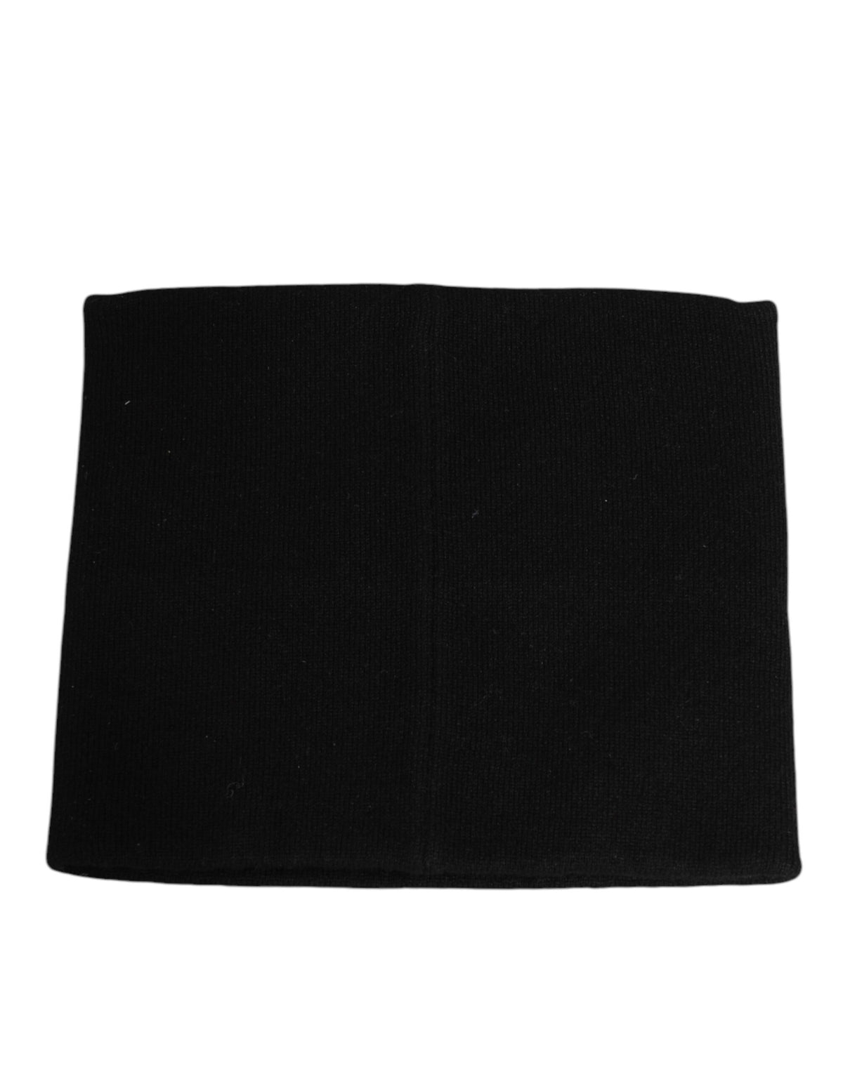 Dolce & Gabbana Black D&G Logo Cashmere Knitted Men One Size Men's Scarf