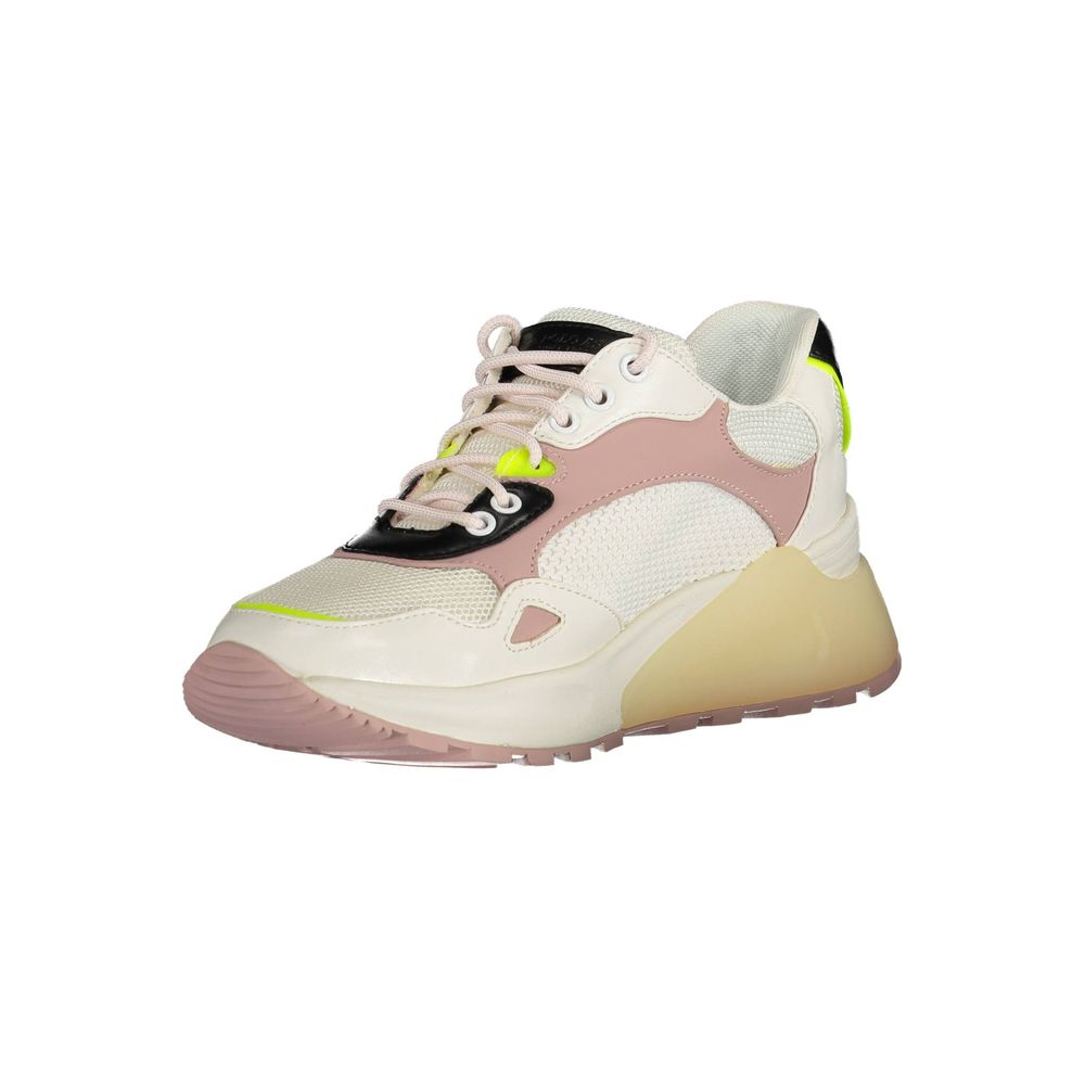 U.S. POLO ASSN. White Eco Suede Women Women's Sneaker