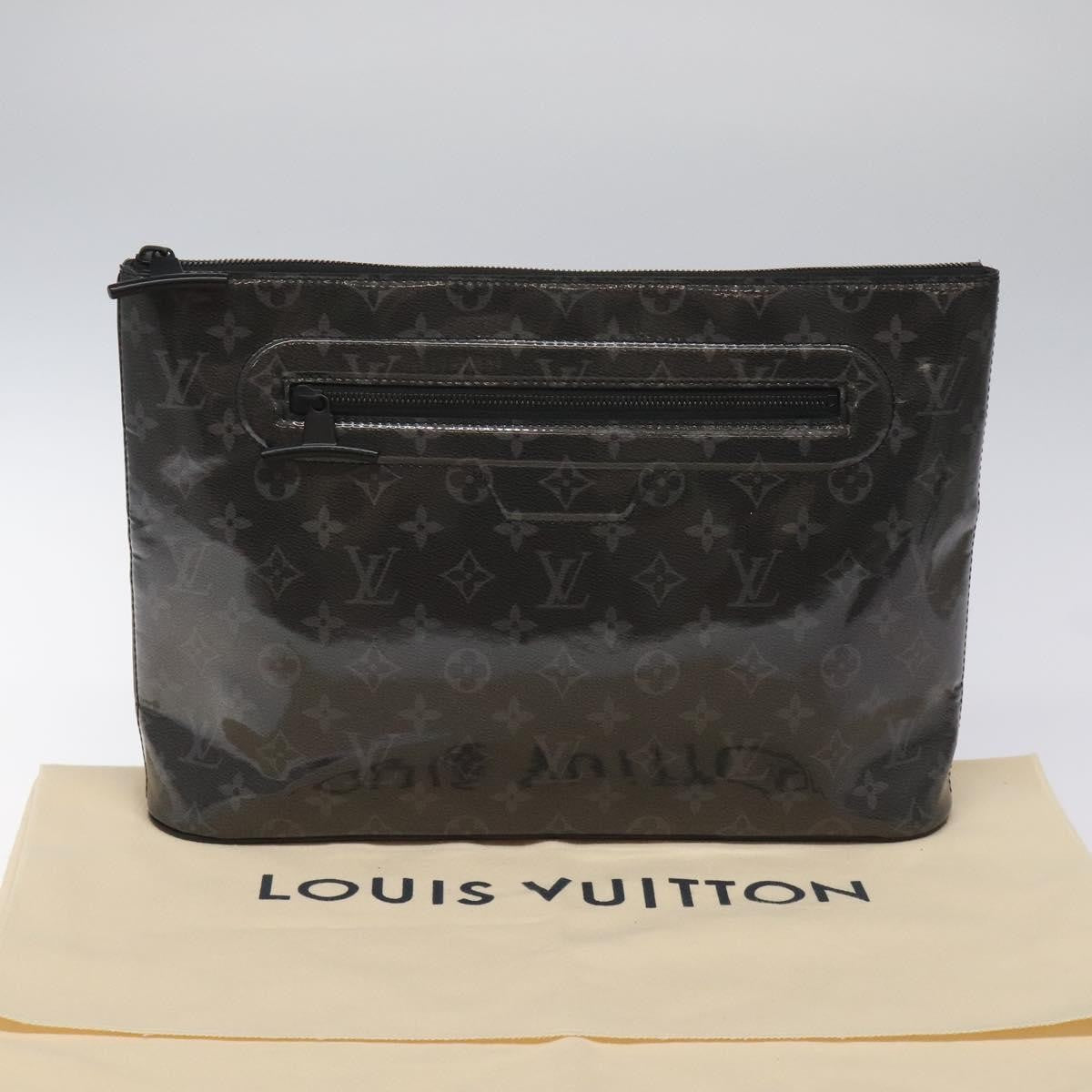 Louis Vuitton Pochette Cosmos Limited Edition Monogram Glaze Canvas Black Canvas Clutche & Pouche Bag (Pre-Owned)