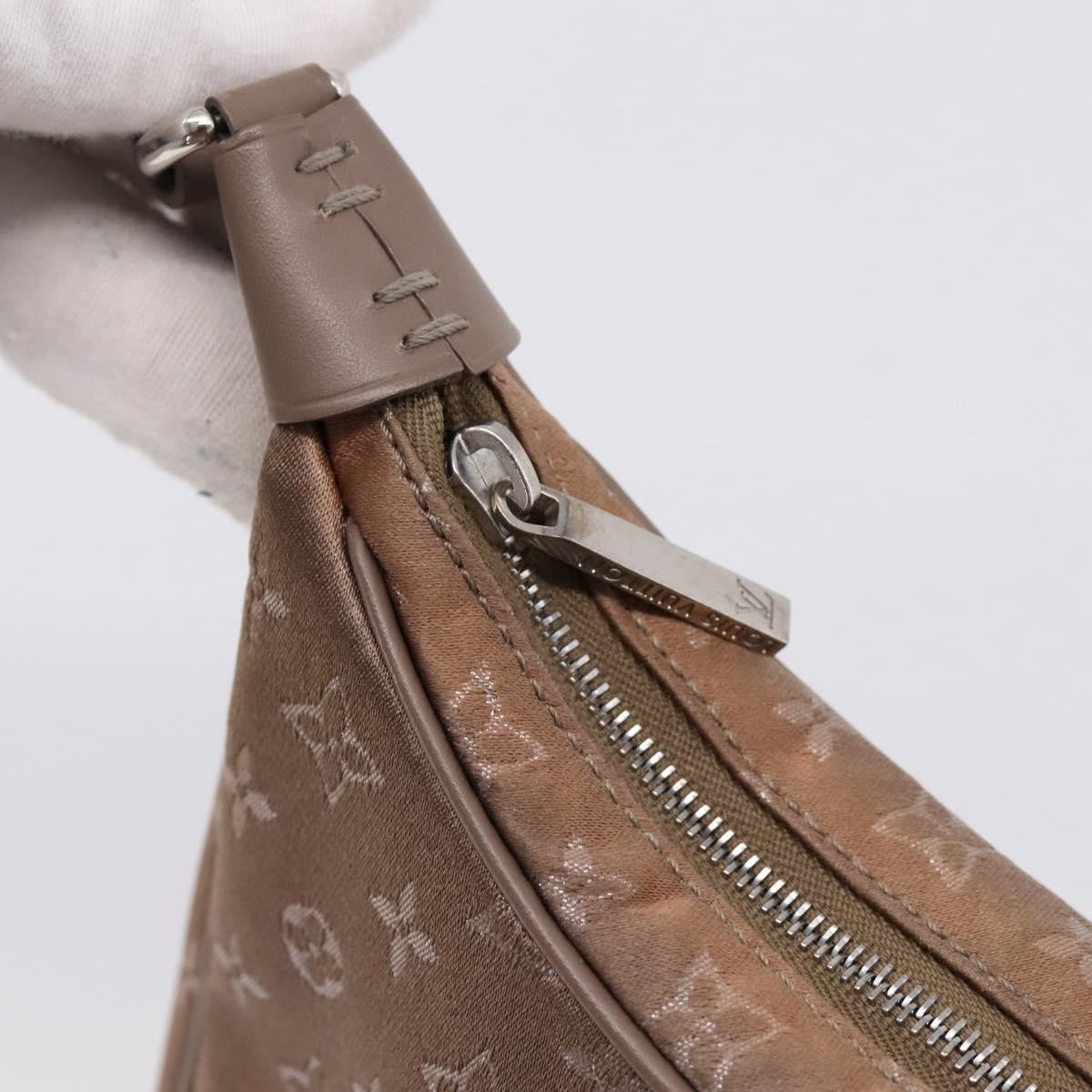 Louis Vuitton Boulogne Monogram Satin Beige Canvas Handbag (Pre-Owned)