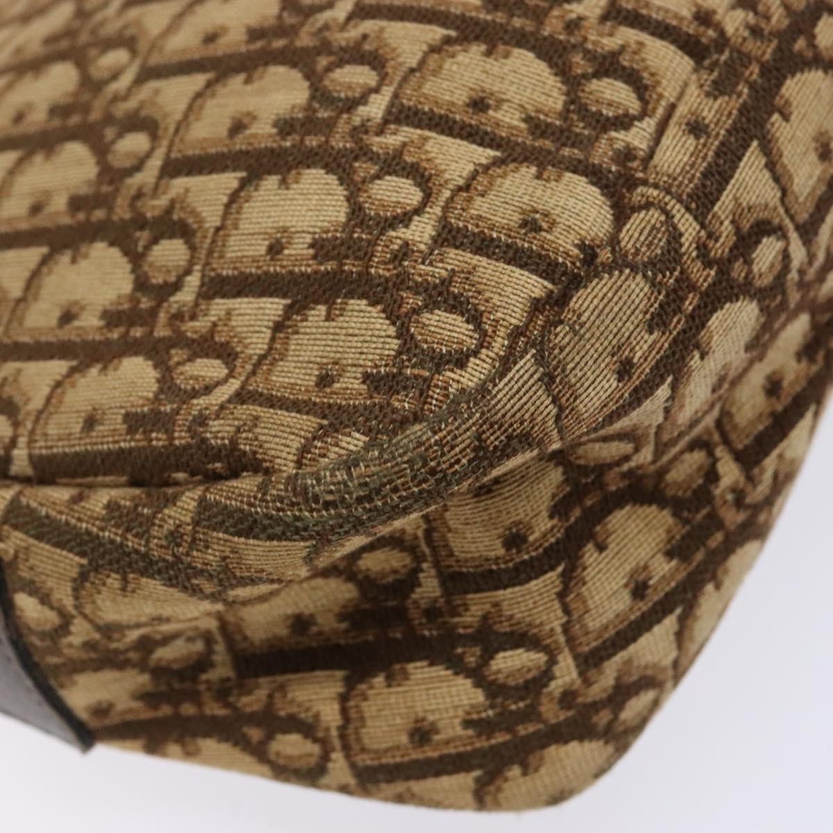Christian Dior Vintage Trotter Canvas Brown Canvas Bag (Pre-Owned)