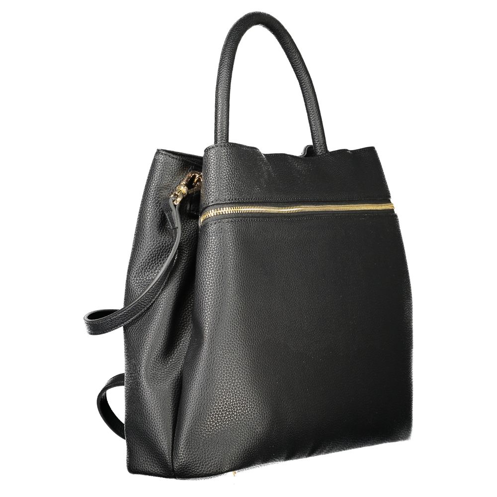 Twinset Black Polyurethane Women's Tote Women's Bag