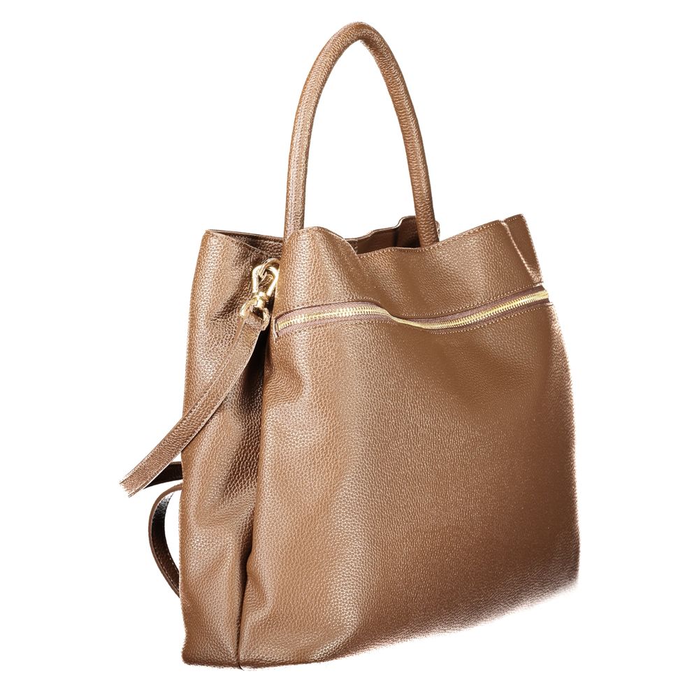 Twinset Marrone Poliuretano Woman Women's Tote