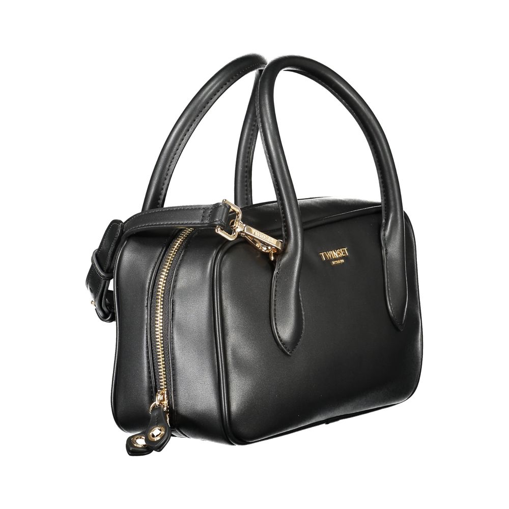 Twinset Black Polyurethane Women Women's Handbag
