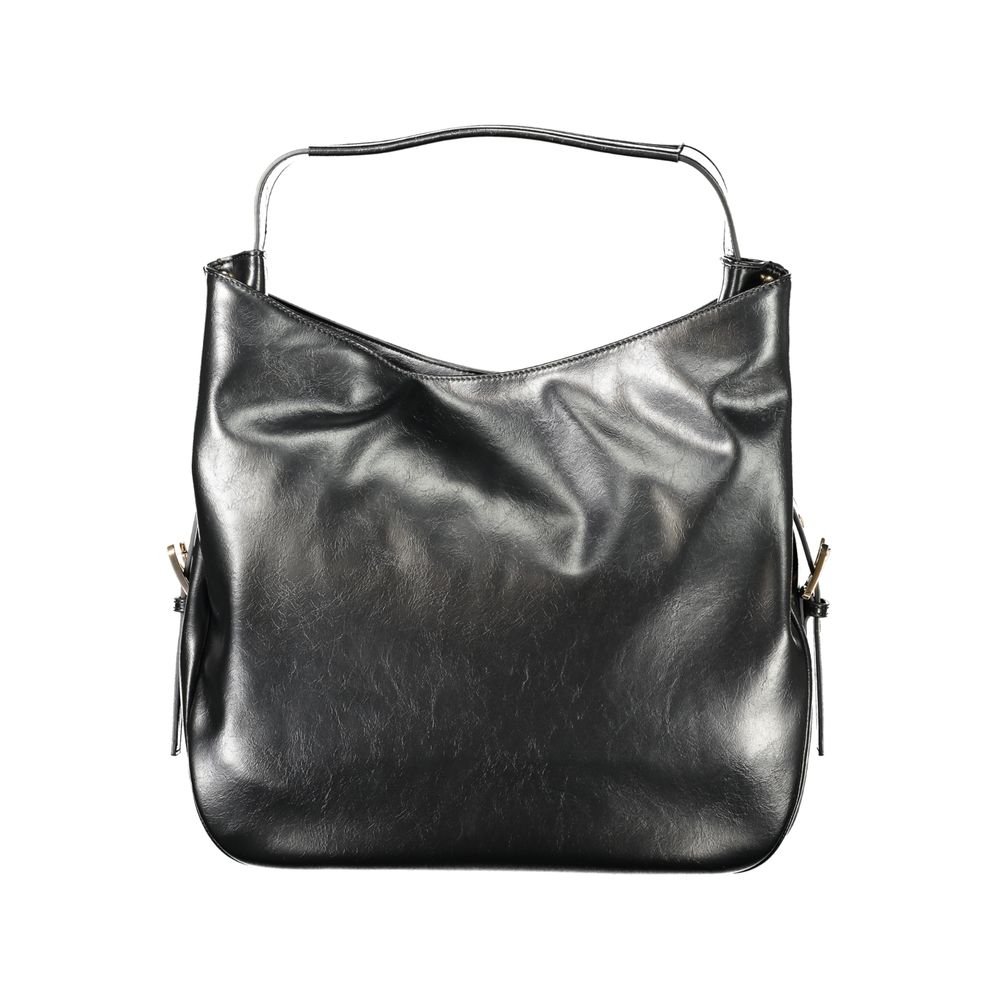 Twinset Black Polyurethane Women Hobo Women's Bag