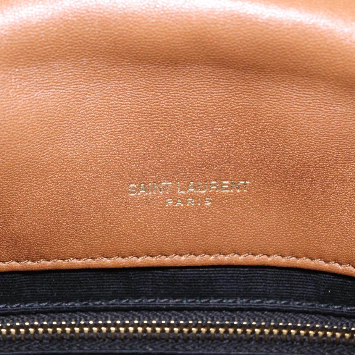 Saint Laurent Jamie 4.3 Quilted Leather Brown Leather Shoulder Bag Bag (Pre-Owned)