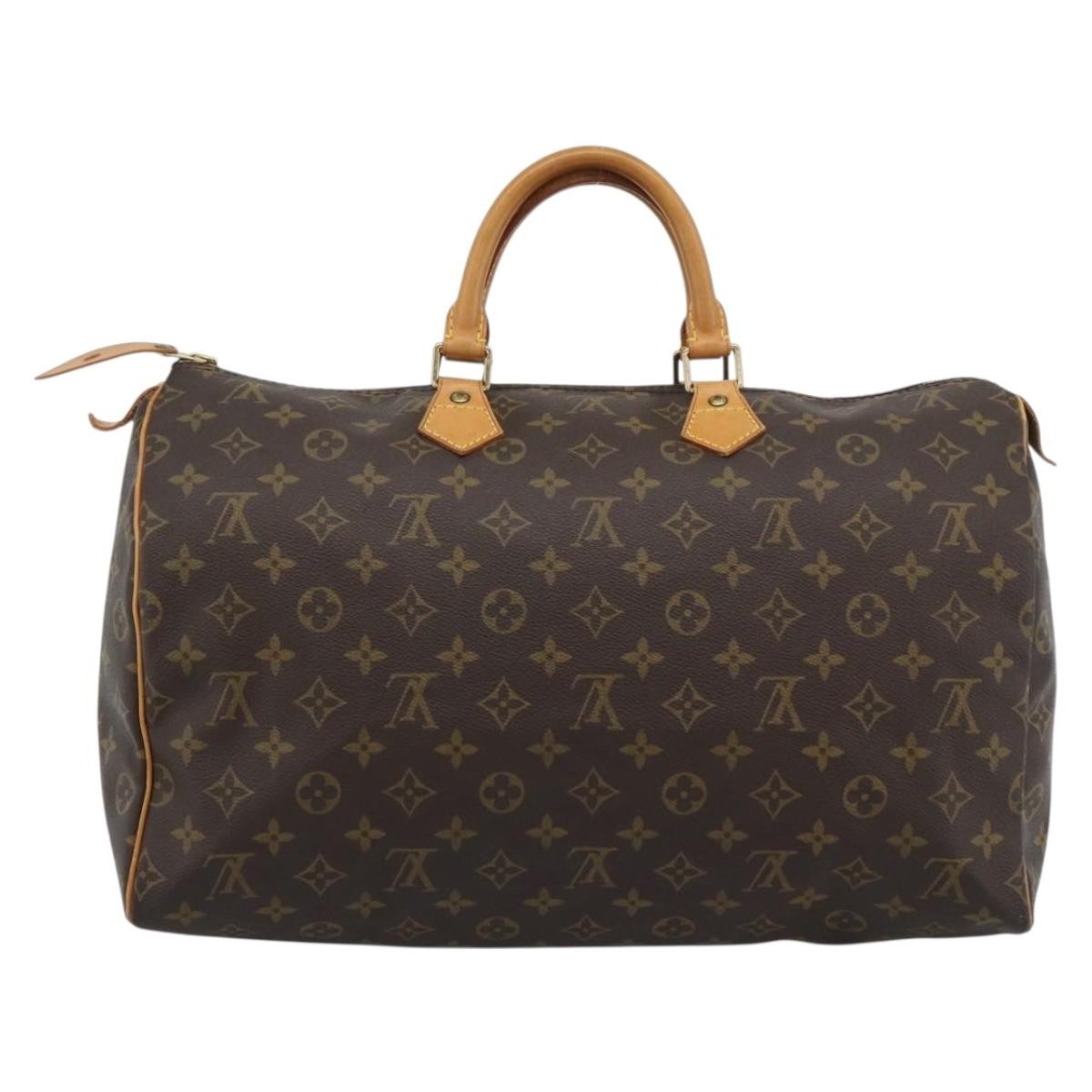 Louis Vuitton Speedy Monogram Canvas Brown Canvas Handbag (Pre-Owned)