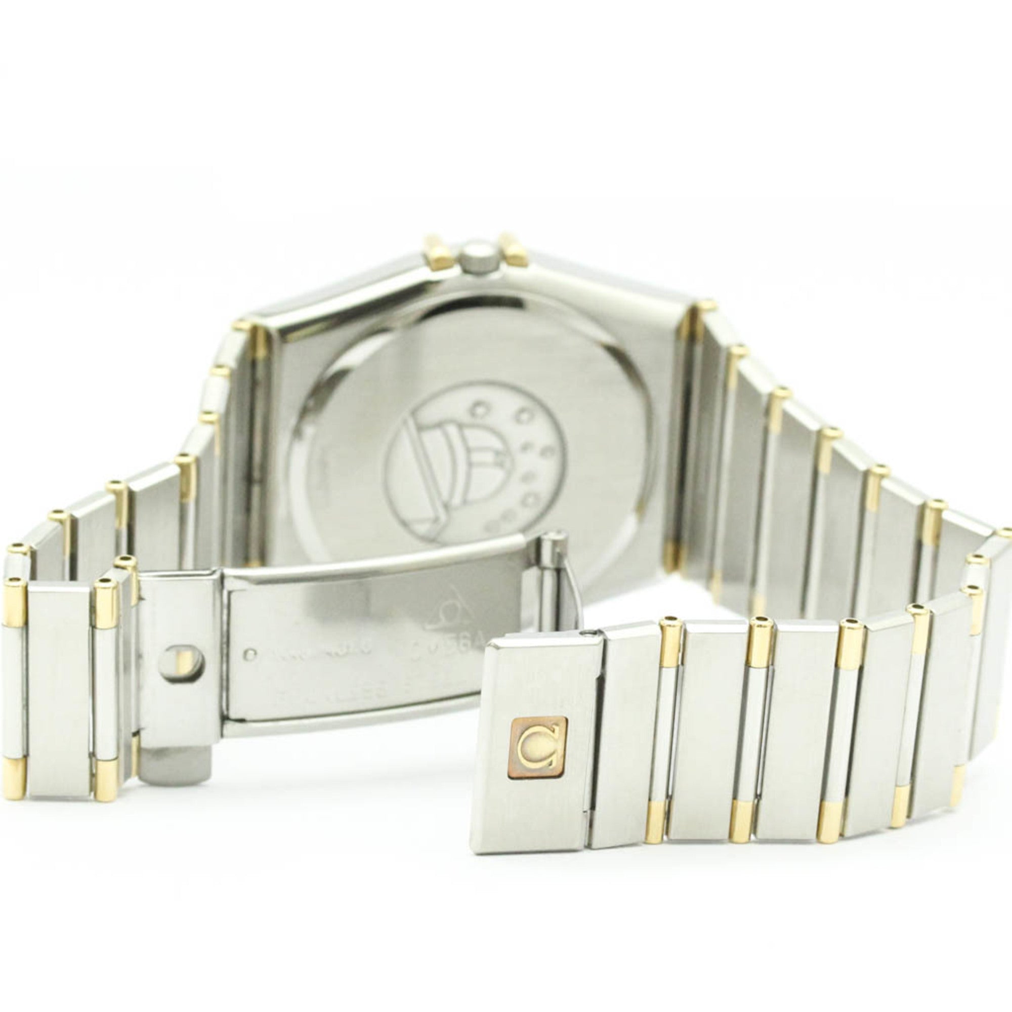 Omega Constellation Quartz Stainless Steel And Yellow Gold Watch (Pre-Owned)