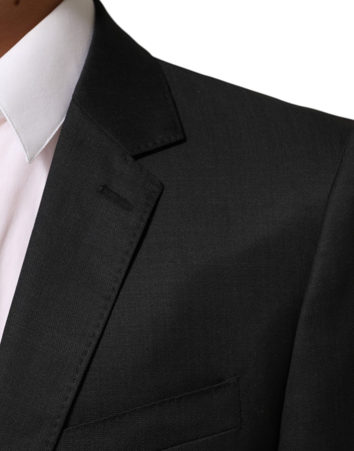 Dolce & Gabbana Dark Gray Single Breasted Men Coat MARTINI Men's Blazer