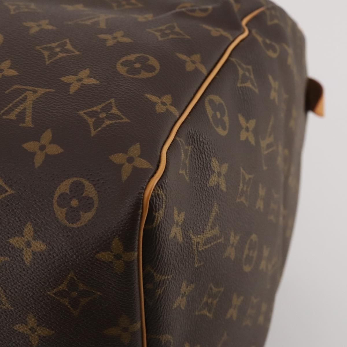 Louis Vuitton Keepall Monogram Canvas Brown Canvas Travel Bag Bag (Pre-Owned)