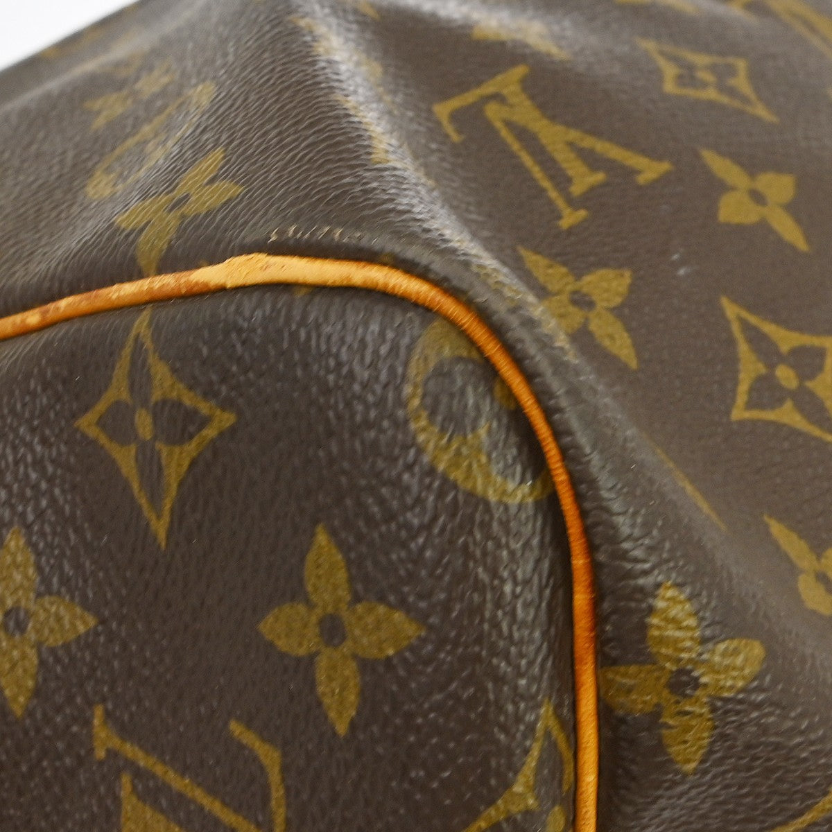 Louis Vuitton Keepall Bandouliere Monogram Canvas Brown Canvas Travel Bag Bag (Pre-Owned)