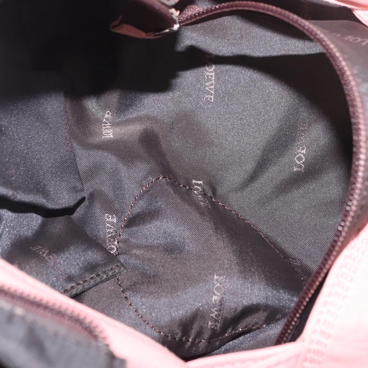 Loewe Aire Leather Pink Leather Shoulder Bag Bag (Pre-Owned)