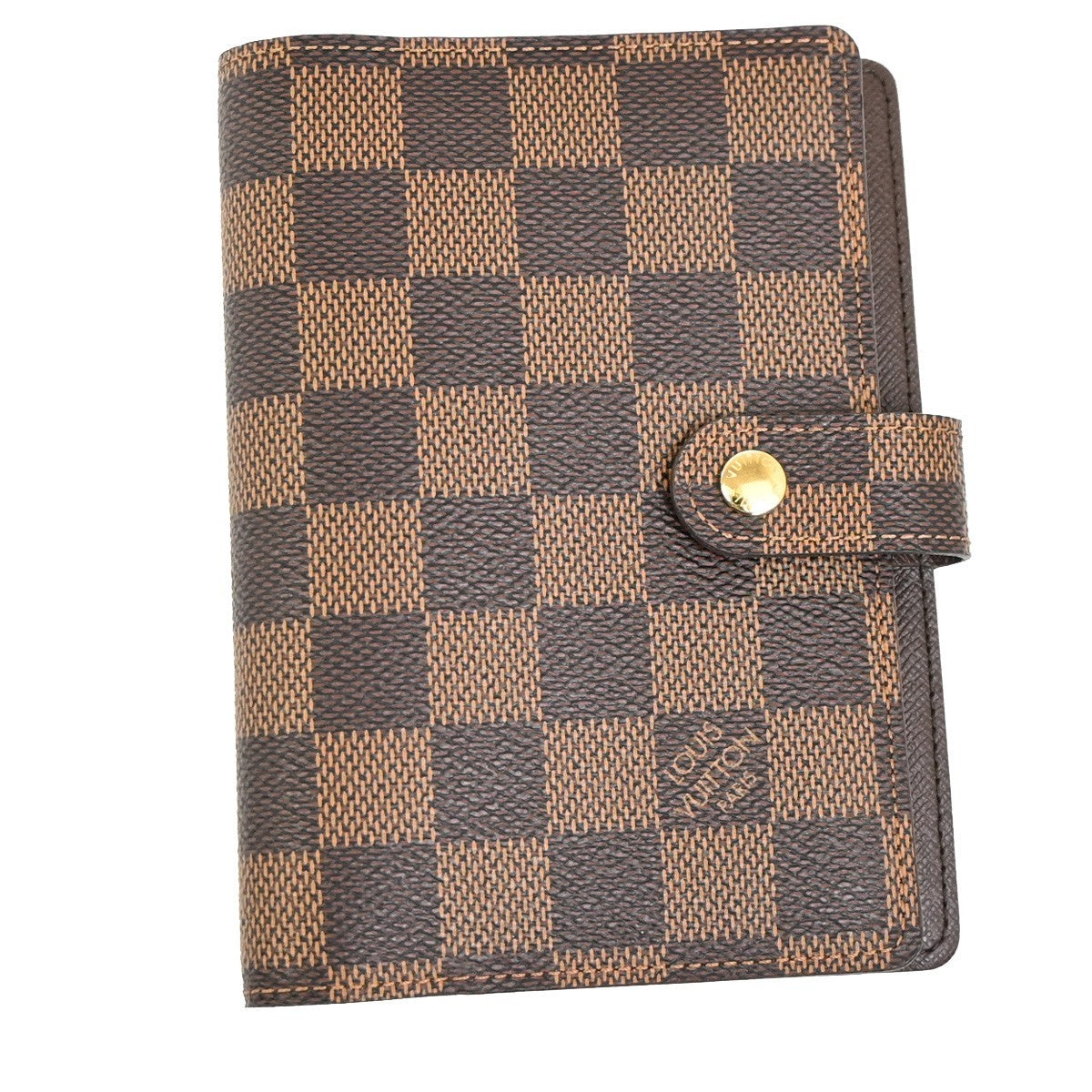 Louis Vuitton Ring Agenda Cover Damier Brown Canvas Briefcase Bag (Pre-Owned)