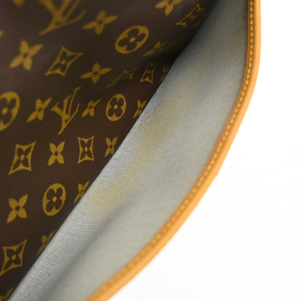 Louis Vuitton Deauville Monogram Canvas Brown Canvas Handbag (Pre-Owned)