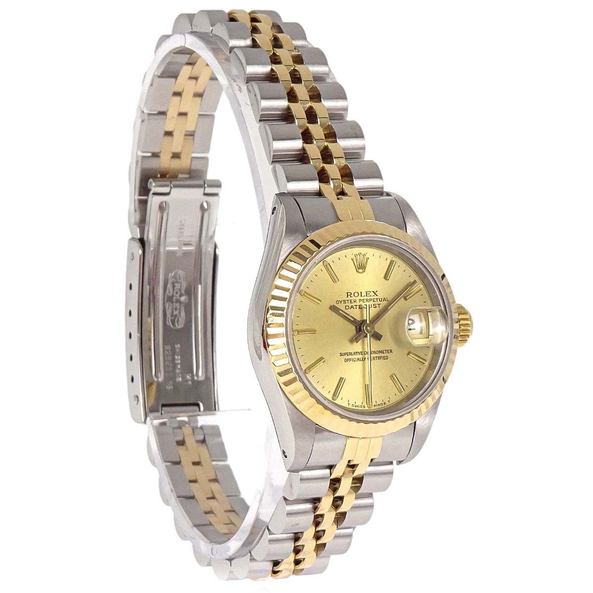 Rolex Oyster Perpetual Datejust Automatic Stainless Steel And Yellow Gold Watch (Pre-Owned)