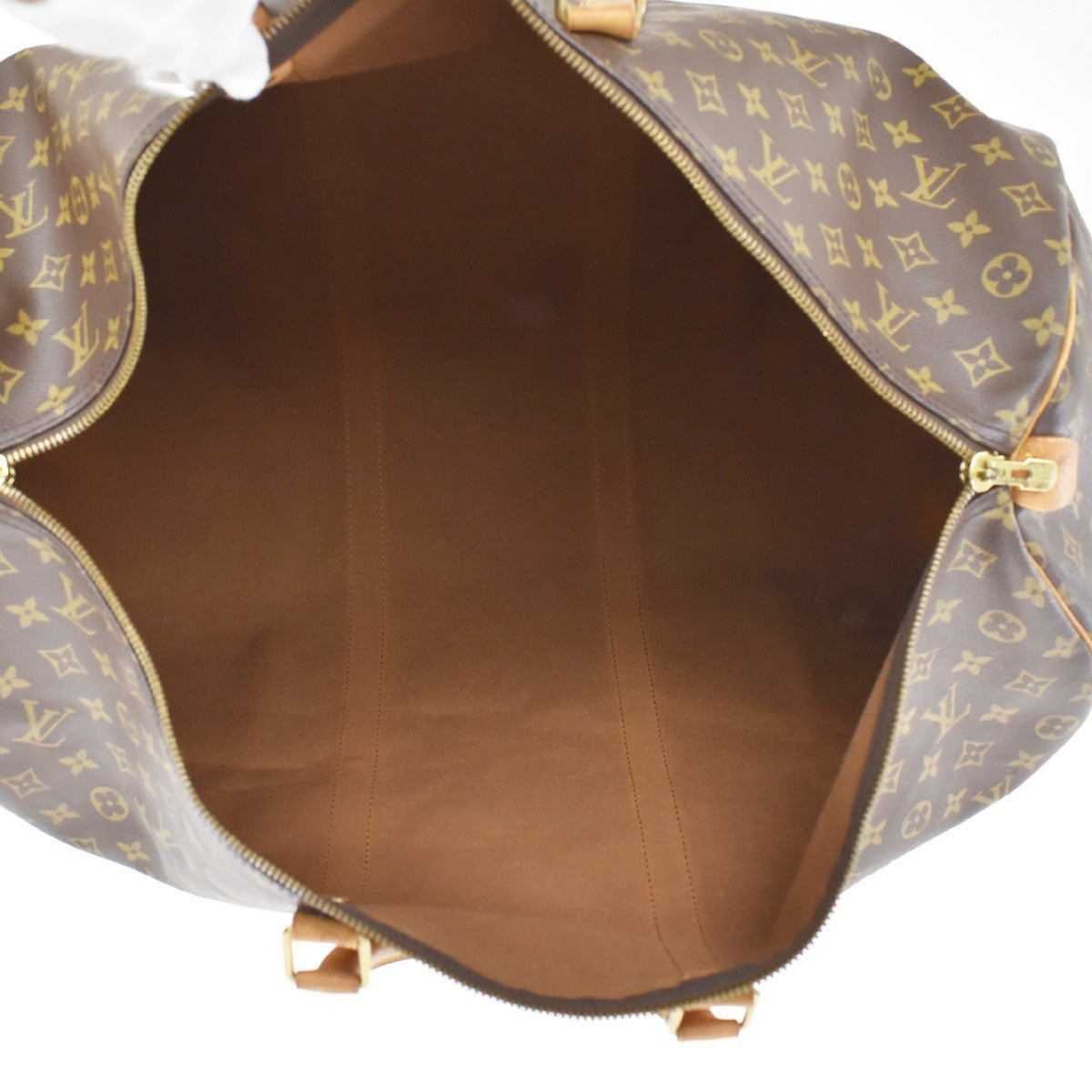Louis Vuitton Keepall Monogram Canvas Brown Canvas Travel Bag Bag (Pre-Owned)