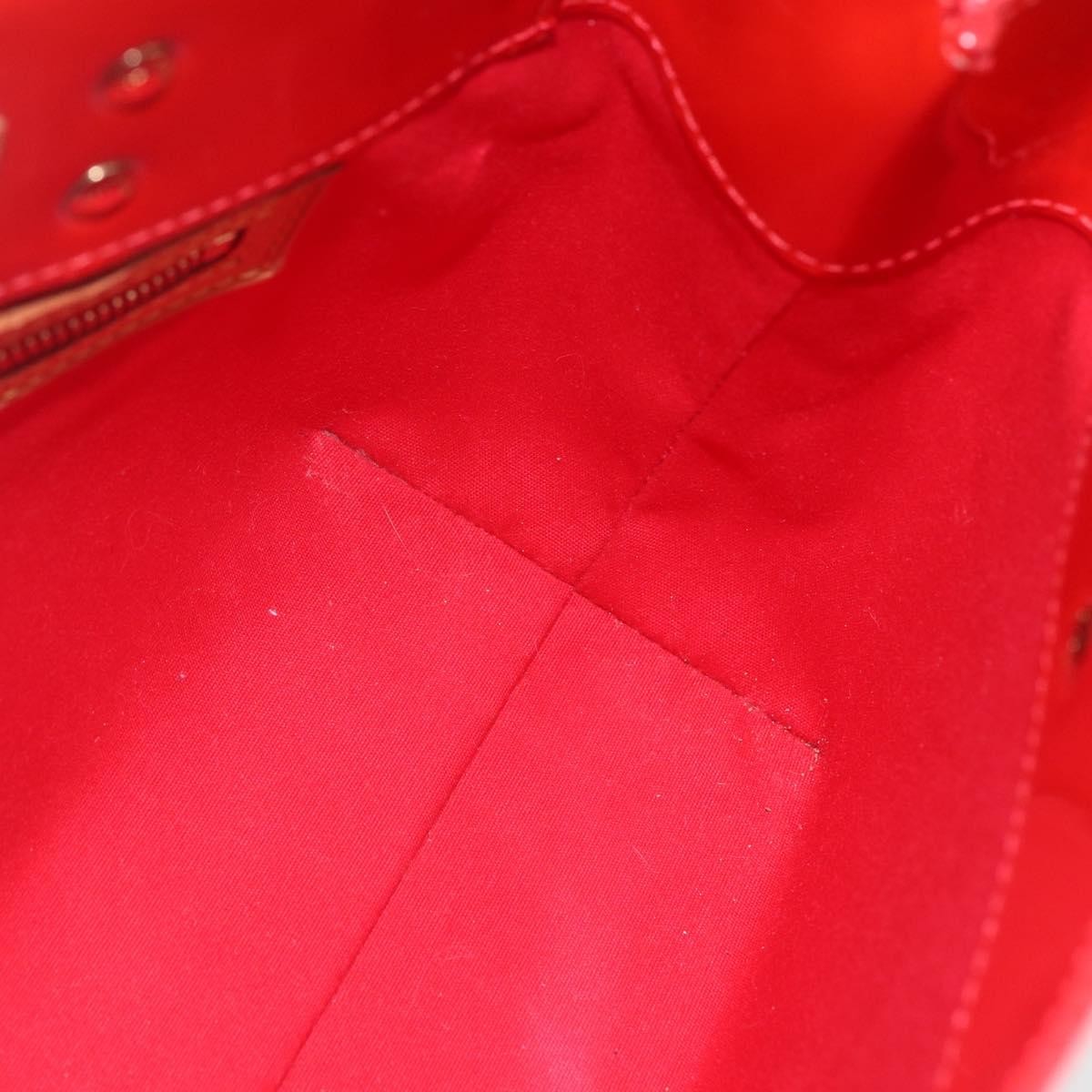 Louis Vuitton Reade Monogram Vernis Red Patent_Leather Handbag (Pre-Owned)