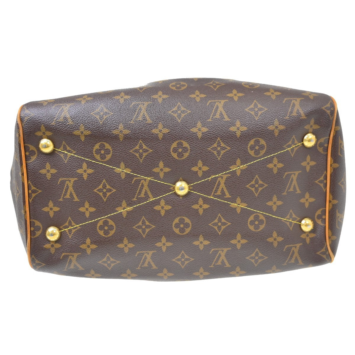 Louis Vuitton Tivoli Monogram Canvas Brown Canvas Handbag (Pre-Owned)