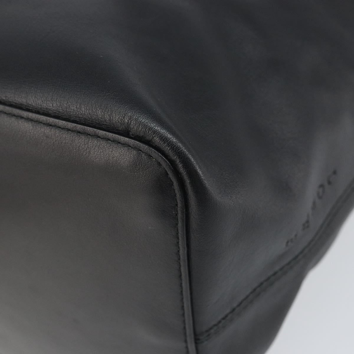 Loewe Vintage Leather Black Leather Handbag (Pre-Owned)