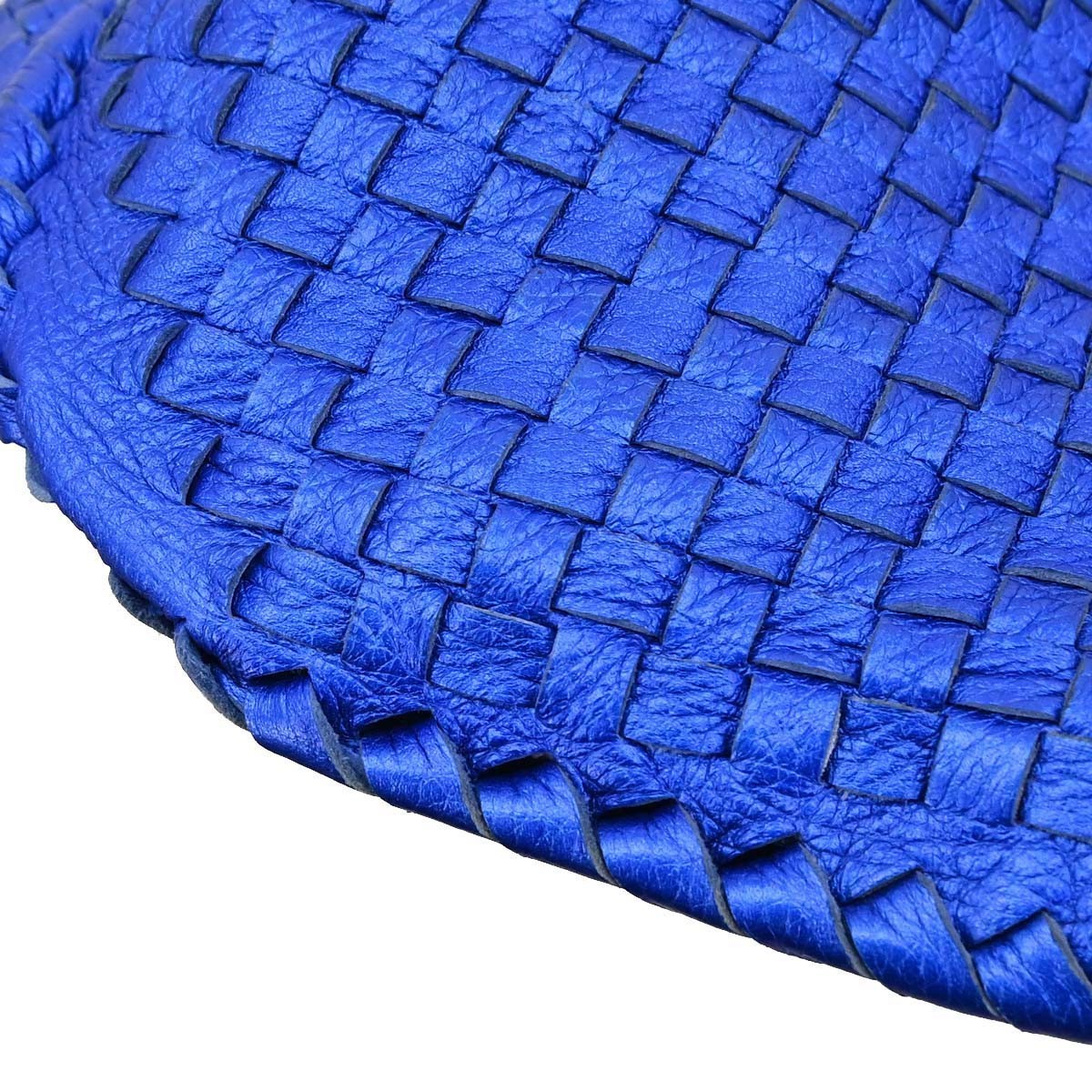 Bottega Veneta Intrecciato Handbag Intrecciato Metallic Leather Handbag (Pre-Owned)