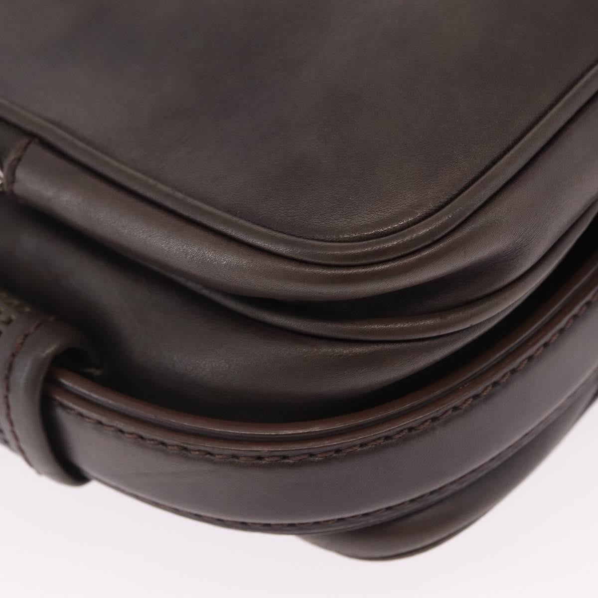 Louis Vuitton Bequia Trotter Messenger Nomade Leather Brown Leather Handbag (Pre-Owned)