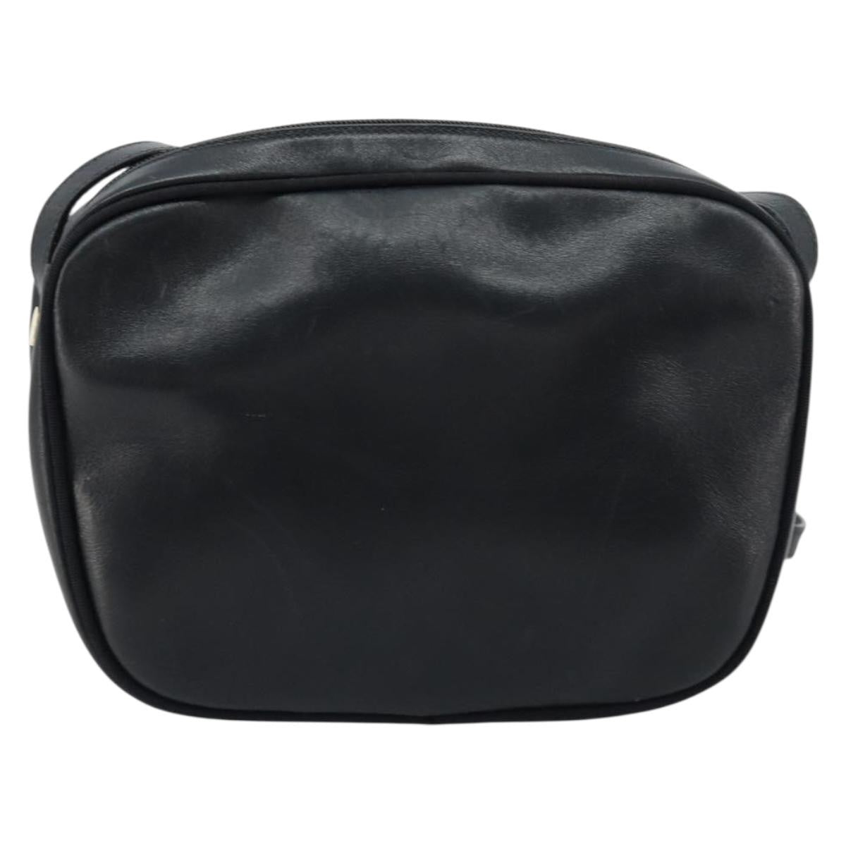 Salvatore Ferragamo Vala Leather Navy Leather Shoulder Bag Bag (Pre-Owned)