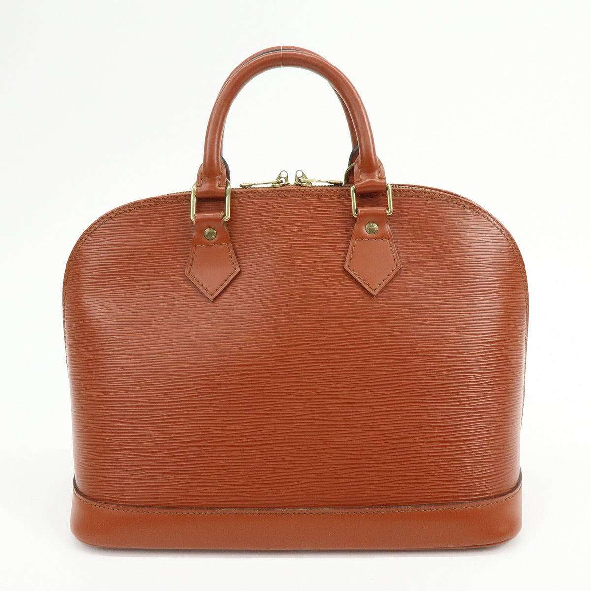 Louis Vuitton Alma Epi Leather Brown Leather Handbag (Pre-Owned)
