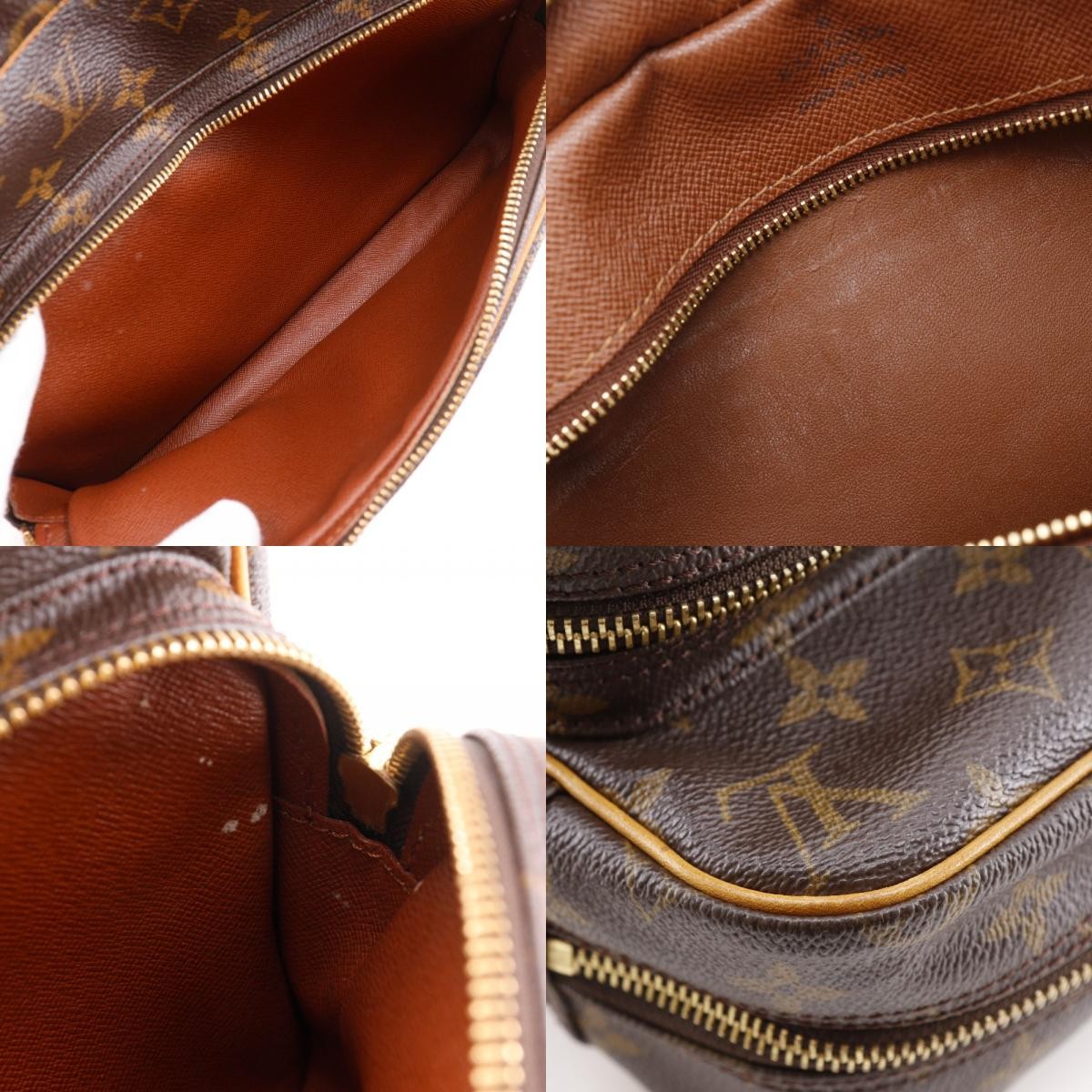 Louis Vuitton Nil Messenger Monogram Canvas Brown Canvas Handbag (Pre-Owned)