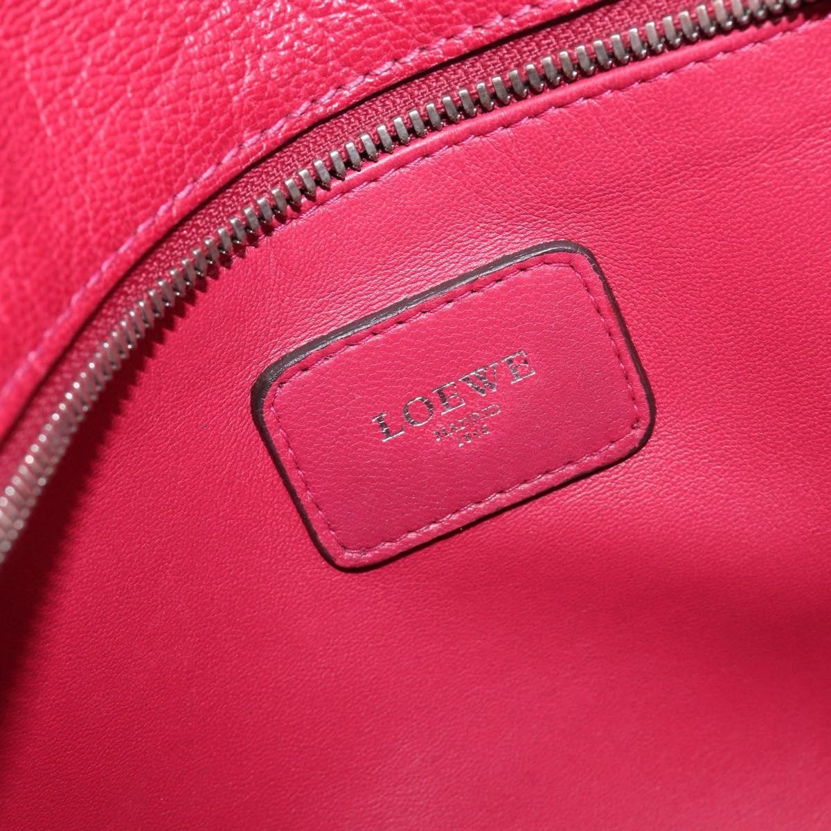 Loewe Amazona Leather Red Leather Handbag (Pre-Owned)