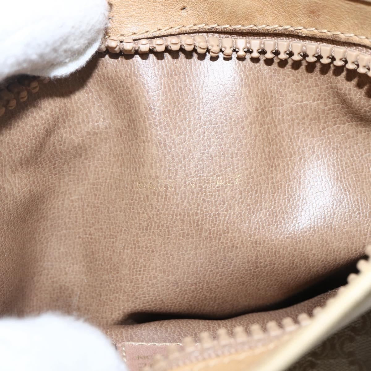 Celine Vintage Macadam Canvas Beige Canvas Shoulder Bag Bag (Pre-Owned)