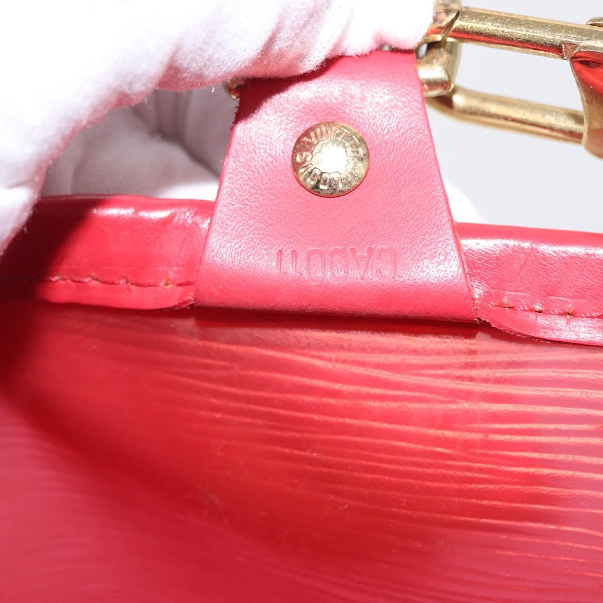 Louis Vuitton Plage Lagoon Bay Vinyl Epi Leather Red Plastic Tote Bag Bag (Pre-Owned)