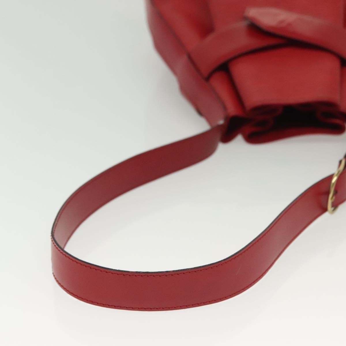 Louis Vuitton Vintage Sac D'epaule Epi Leather Red Leather Handbag (Pre-Owned)